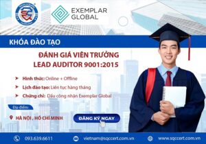 khóa đào tạo lead auditor iso 9001:2015