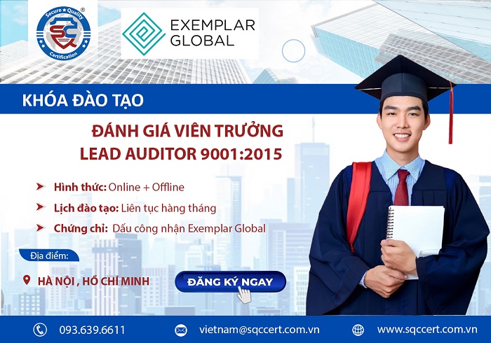 khóa đào tạo lead auditor iso 9001:2015
