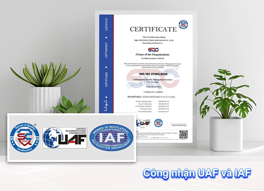 chứng nhận ISO 27001