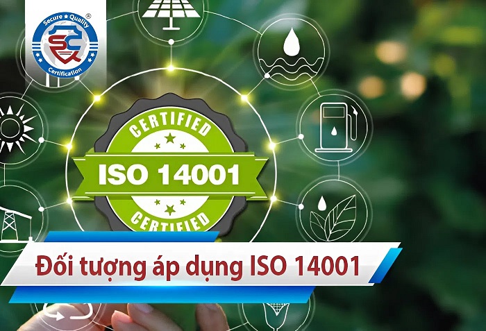 đối tượng áp dụng iso 14001