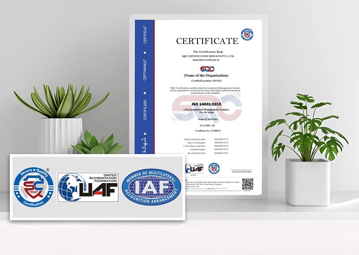 giấy chứng nhận iso 14001:2015