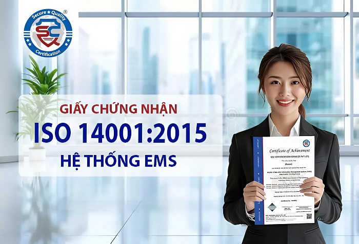 giấy chứng nhận iso 14001:2015