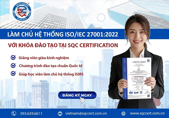 khóa đào tạo nhận thức iso 27001:2022