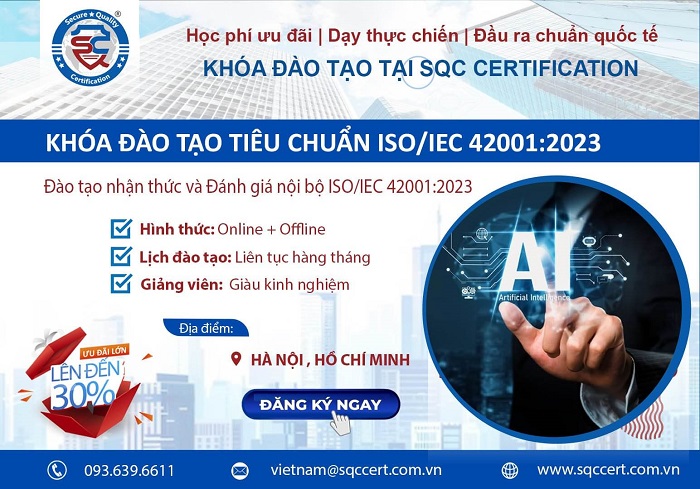 khóa đào tạo iso 42001:2023