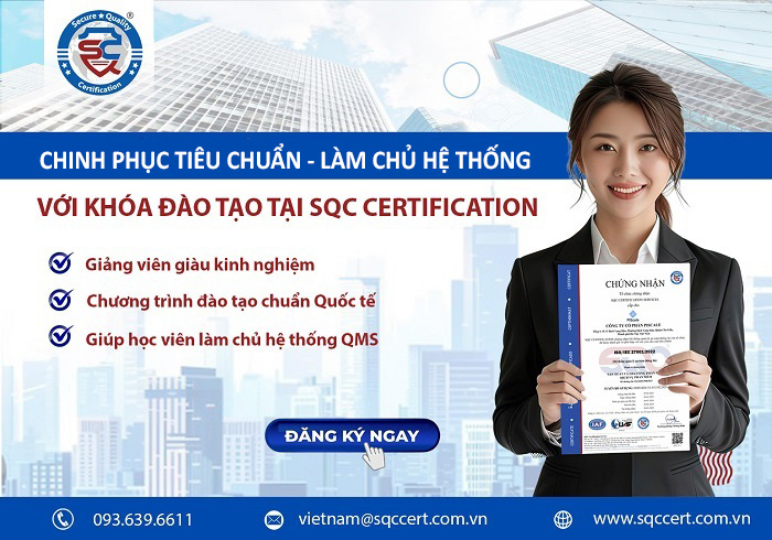 khóa đào tạo iso tại sqc certification