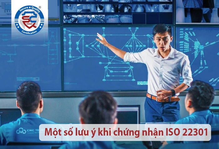 chi phí chứng nhận iso 22301