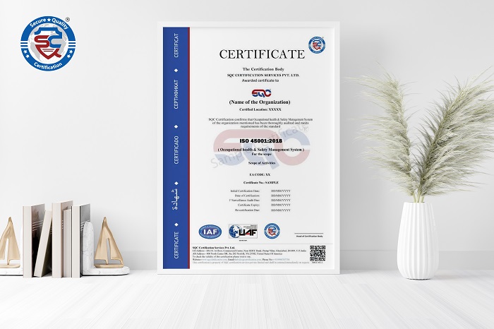 chứng nhận iso 45001