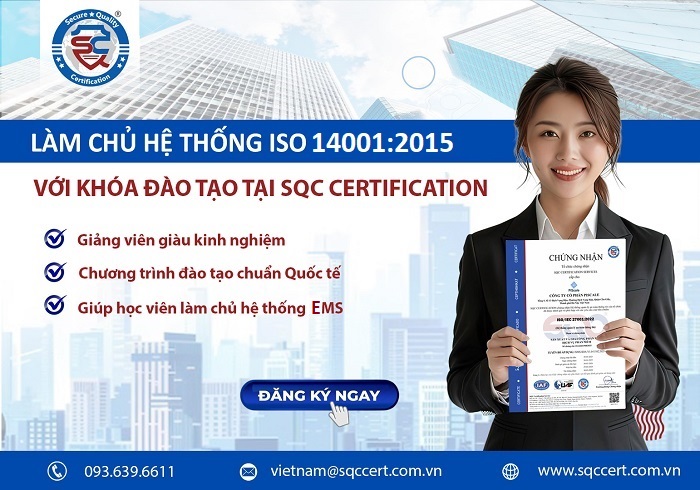 khóa đào tạo iso 14001:2015