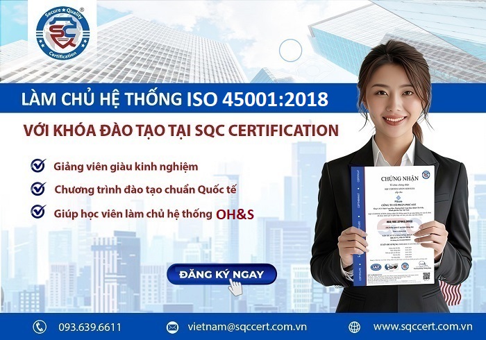 khóa đào tạo iso 45001:2018