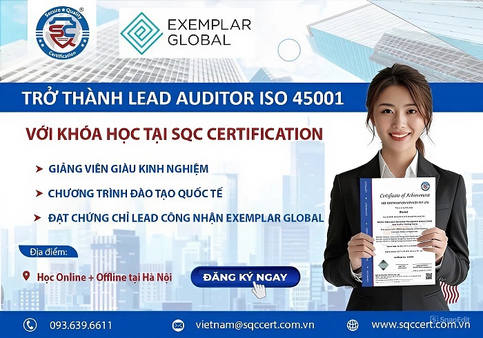 khóa học lead auditor iso 45001:2018