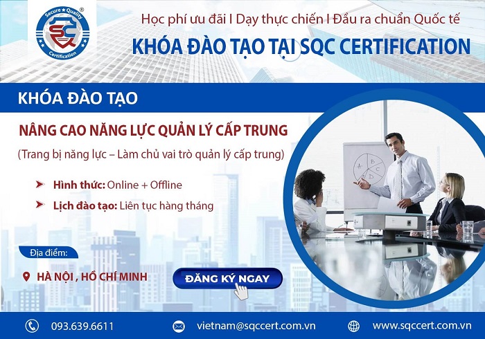 khóa học nâng cao năng lực quản lý cấp trung