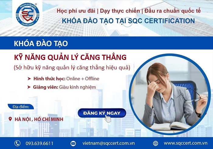 làm chủ kỹ năng quản lý căng thẳng