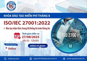 khóa học miễn phí về ISO 27001:2022