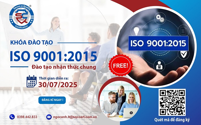 khóa học đào tạo isos 9001:2015