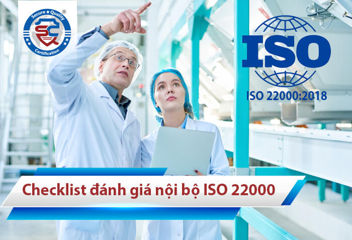 checklist đánh giá nội bộ ISO 22000:2018