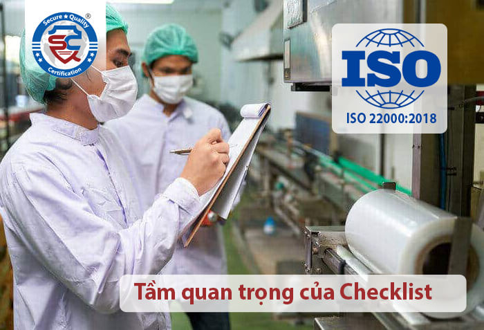 checklist đánh giá nội bộ ISO 22000:2018