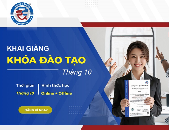 khóa học đào tạo tháng 10